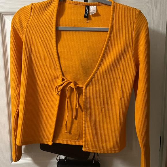 H&M Sweaters - Orange tie sweater